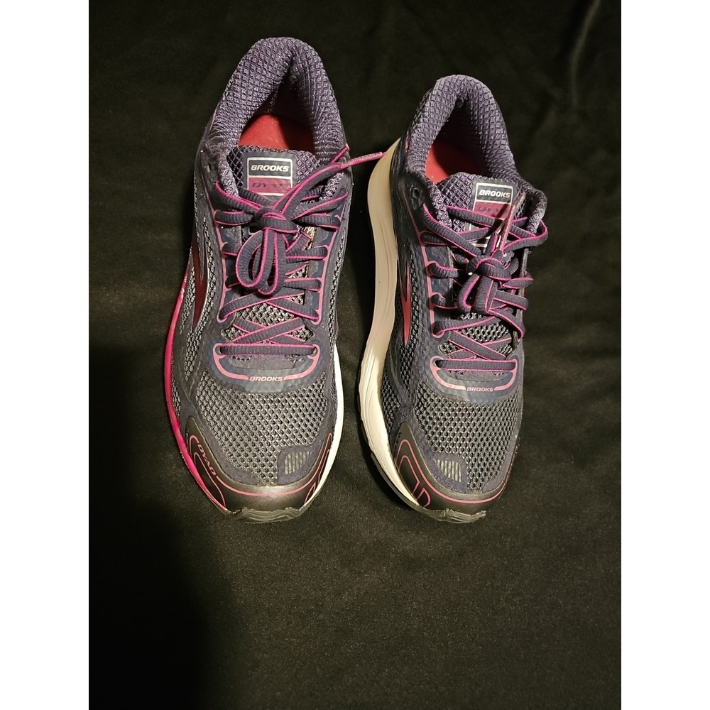 Brooks Women 8.5 Dyad 9 Running Shoes Purple Pink  Lace Athletic